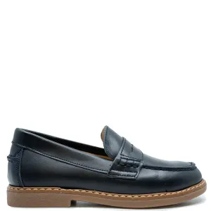 Blublonc Navy Penny Dress Loafer
