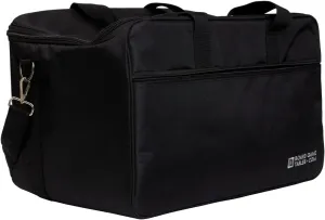 Board Game Bag - Fits 7 Standard Boxes - Carry With Backpack/Shoulder Strap/Luggage Slip - Padded For Protection - Duffle Bag For Travel Or Game Night - Pocket For DND Accessories (Carbon Fiber Black)