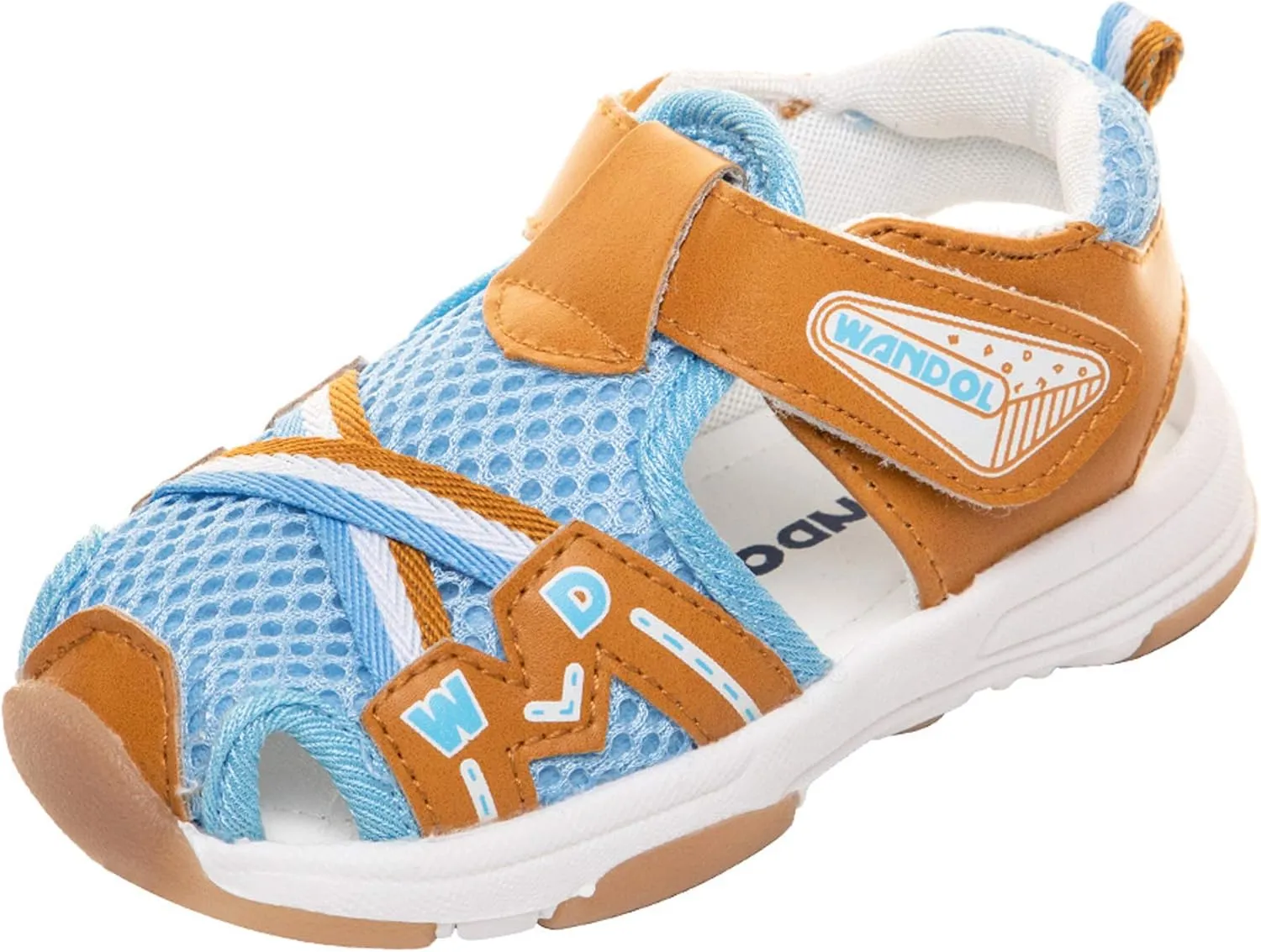 Boys Girls Athletic Sandals Outdoor Breathable Closed- Toe Sports Sandals