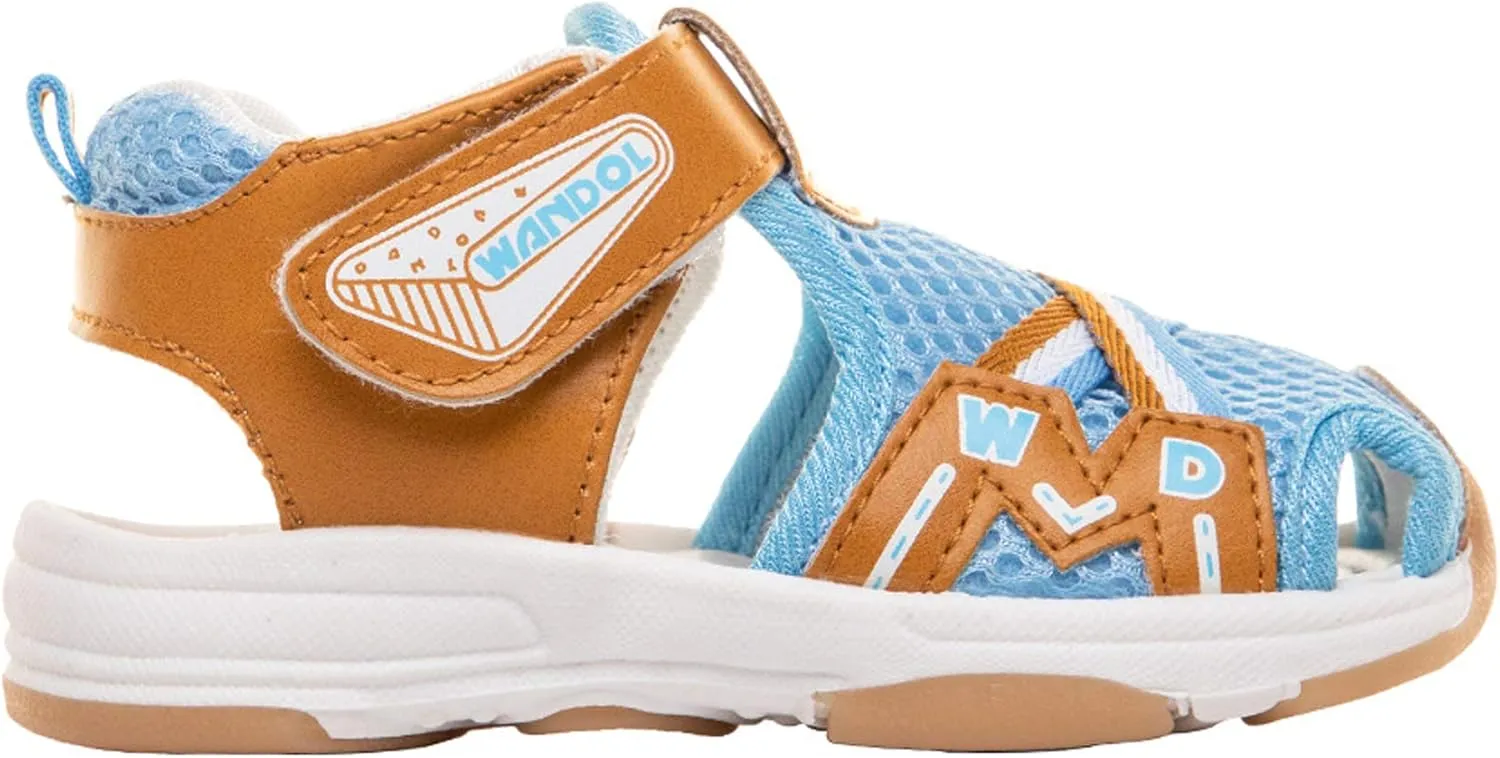 Boys Girls Athletic Sandals Outdoor Breathable Closed- Toe Sports Sandals