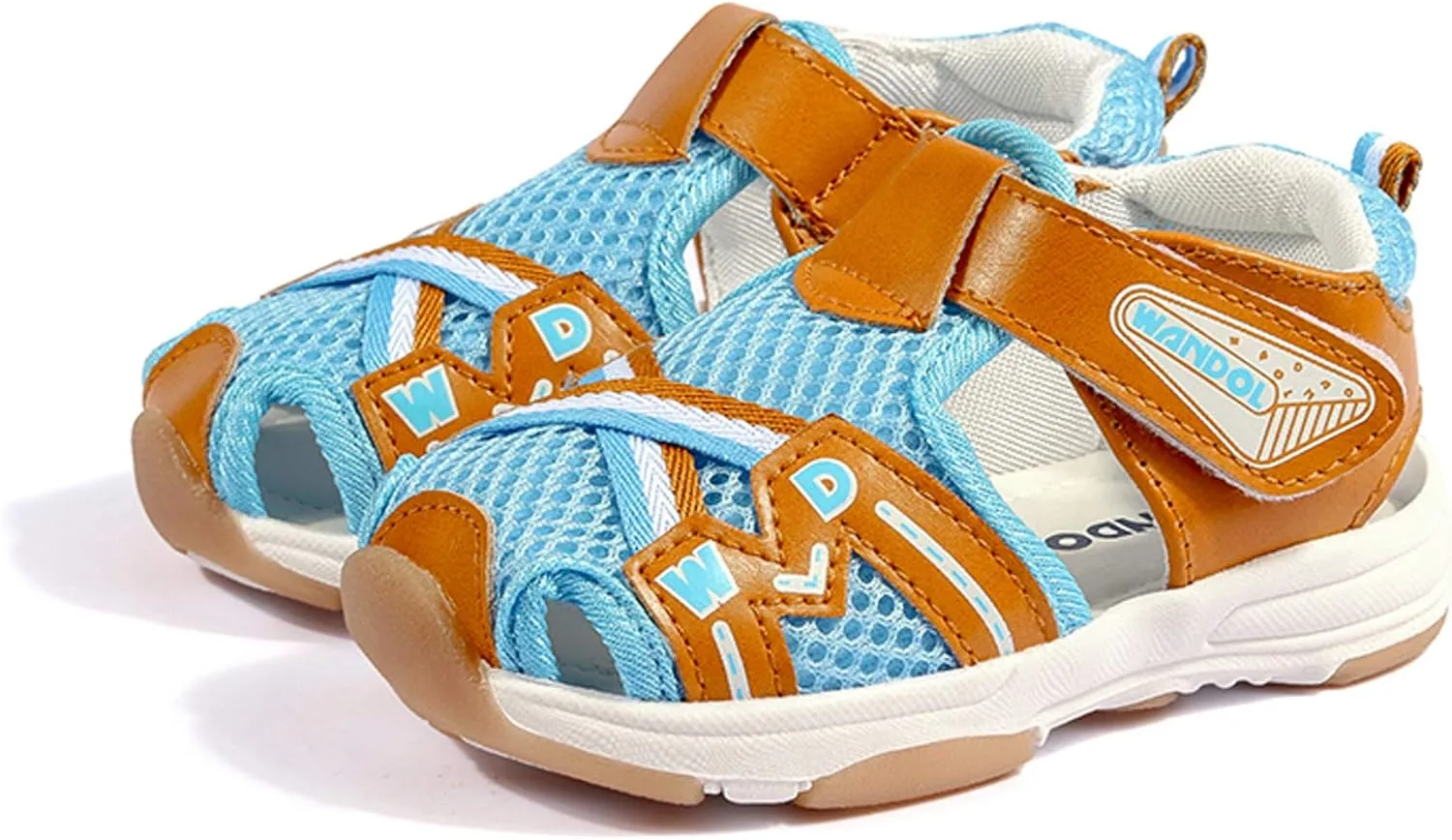Boys Girls Athletic Sandals Outdoor Breathable Closed- Toe Sports Sandals