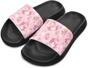 Boys Girls Slip On Slippers Cartoon Open Toe Design Comfortable Living Room Sandals for Beach Days Funny