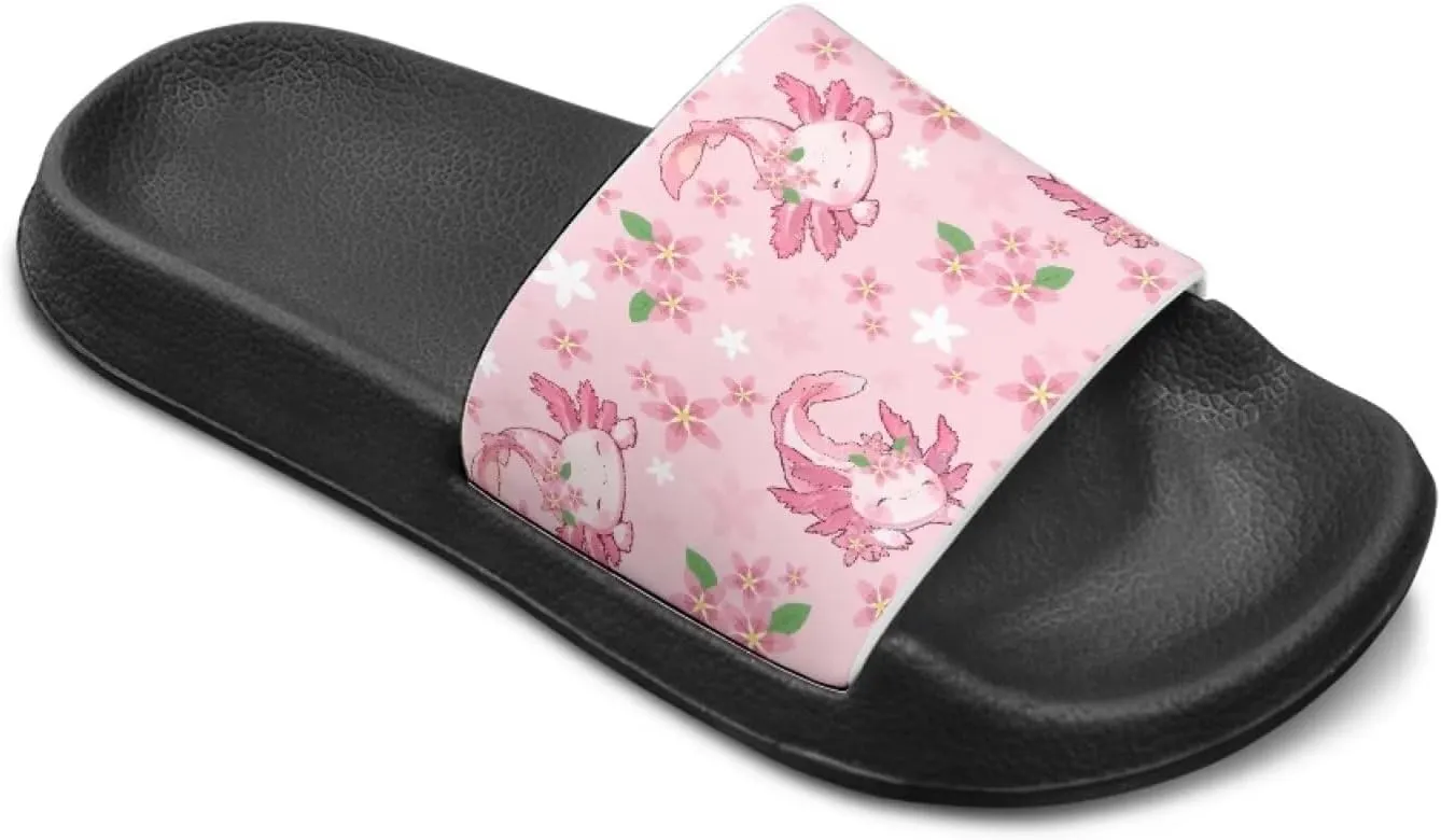 Boys Girls Slip On Slippers Cartoon Open Toe Design Comfortable Living Room Sandals for Beach Days Funny