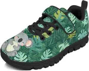 Boys Running Shoes Non-Slip Girls Slip On Shoes Lightweight Comfortable
