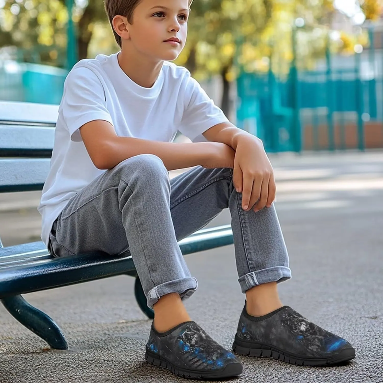 Boys Shoes Fun Design Slip On Shoes for Boys Breathable Summer Wear