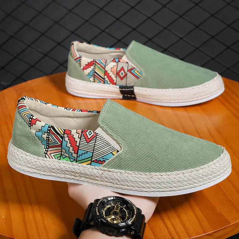 Breathable casual slip-on canvas board