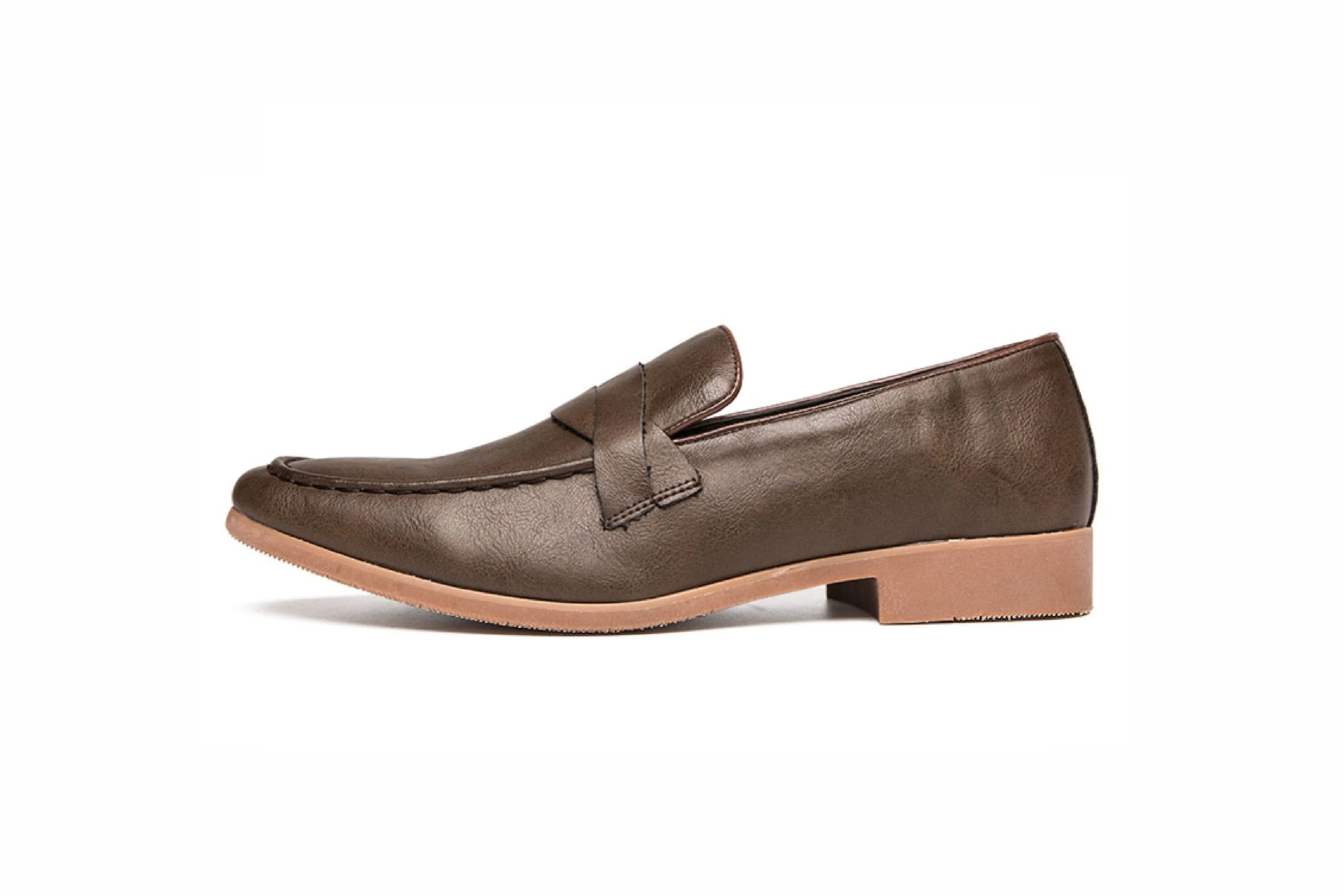 Breathable Slip-On Leather Boat Shoes