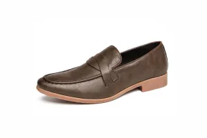 Breathable Slip-On Leather Boat Shoes