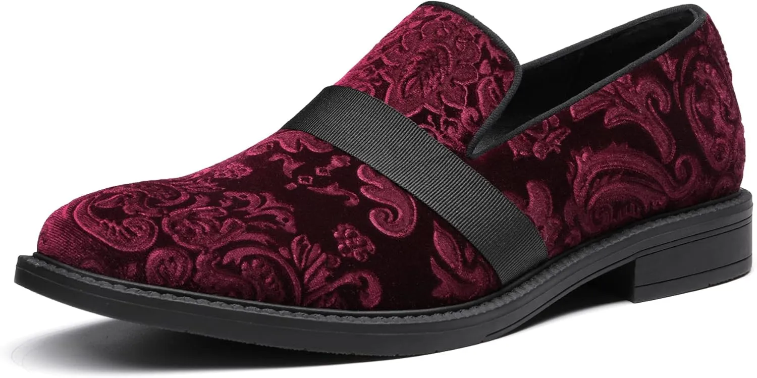 Bruno Marc Men's Dress Tuxedo Shoe Slip-on Classic Patent Leather Loafers