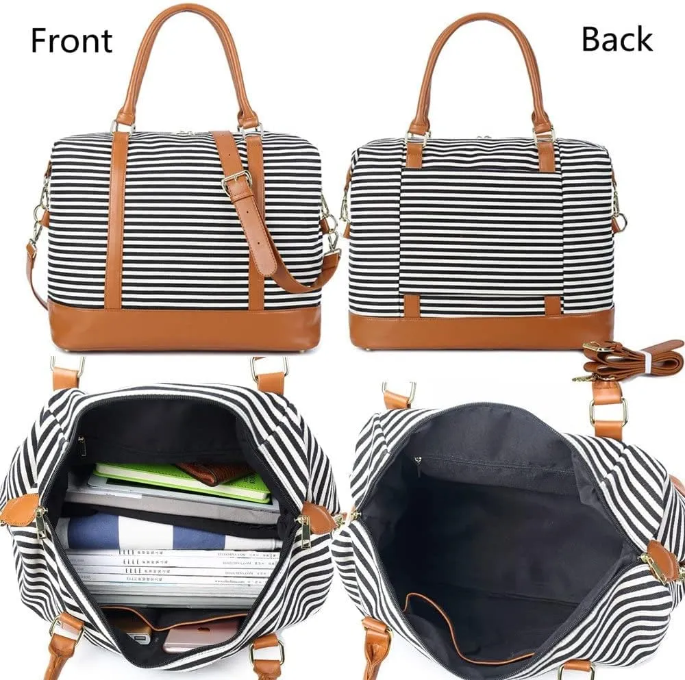 CAMTOP Women Ladies Travel Bag Canvas Weekend Overnight Carry On Luggage Bags