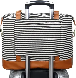 CAMTOP Women Ladies Travel Bag Canvas Weekend Overnight Carry On Luggage Bags