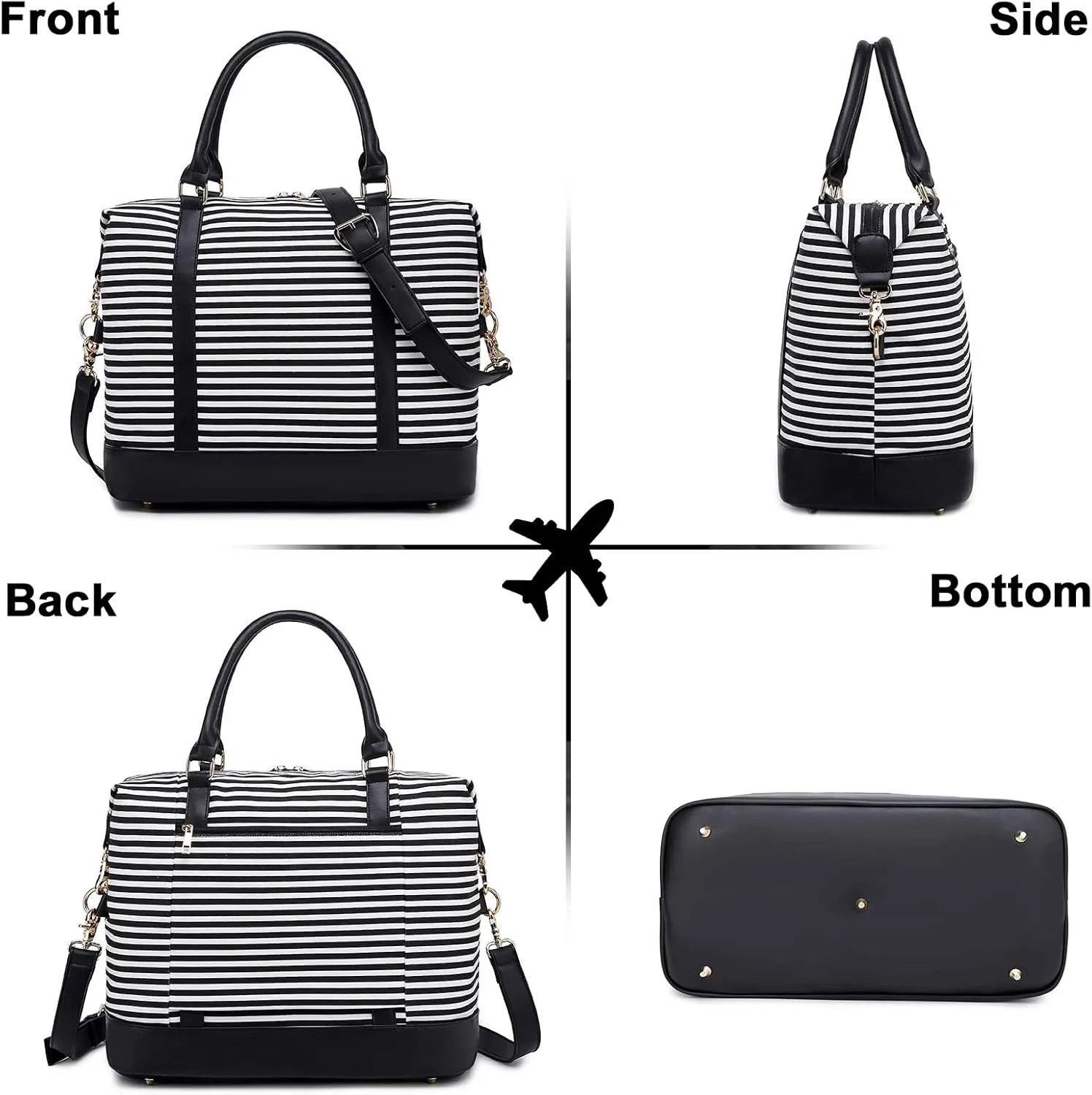 CAMTOP Women Ladies Travel Bag Canvas Weekend Overnight Carry On Luggage Bags
