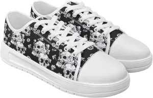 Canvas Shoes for Women Classic Mesh Breathable Lightweight Non-Slip Sneakers Slip On Tennis Walking Shoes US 5.5-13.5