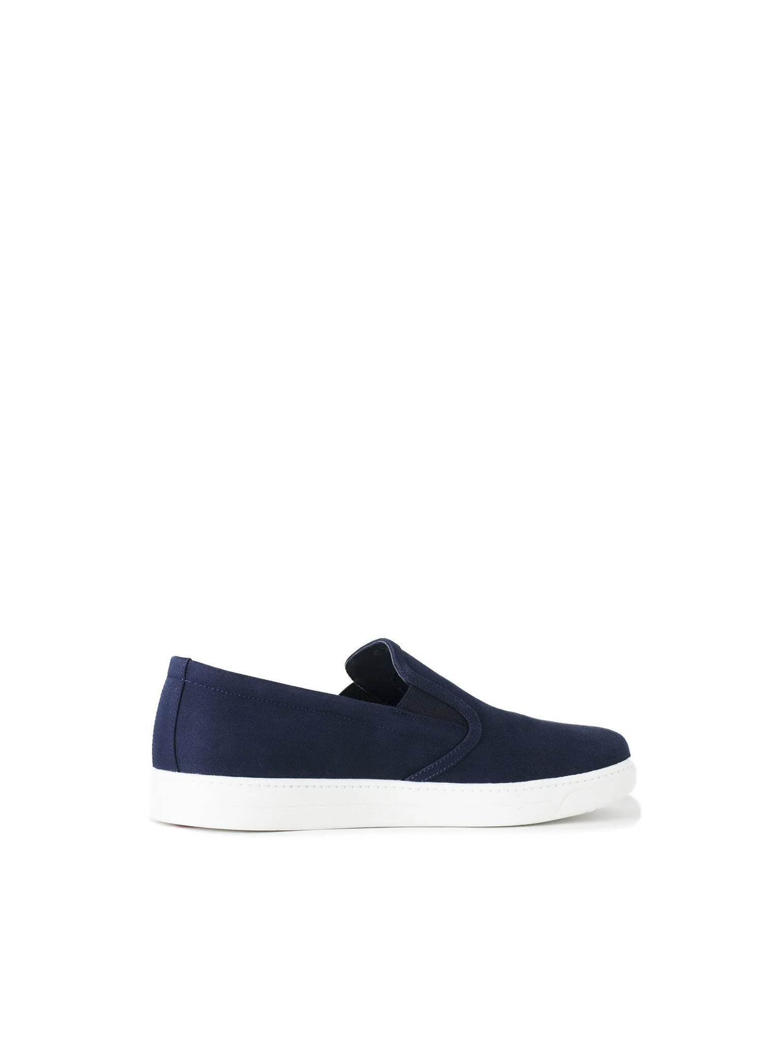 Canvas Slip-On Sneakers - Navy