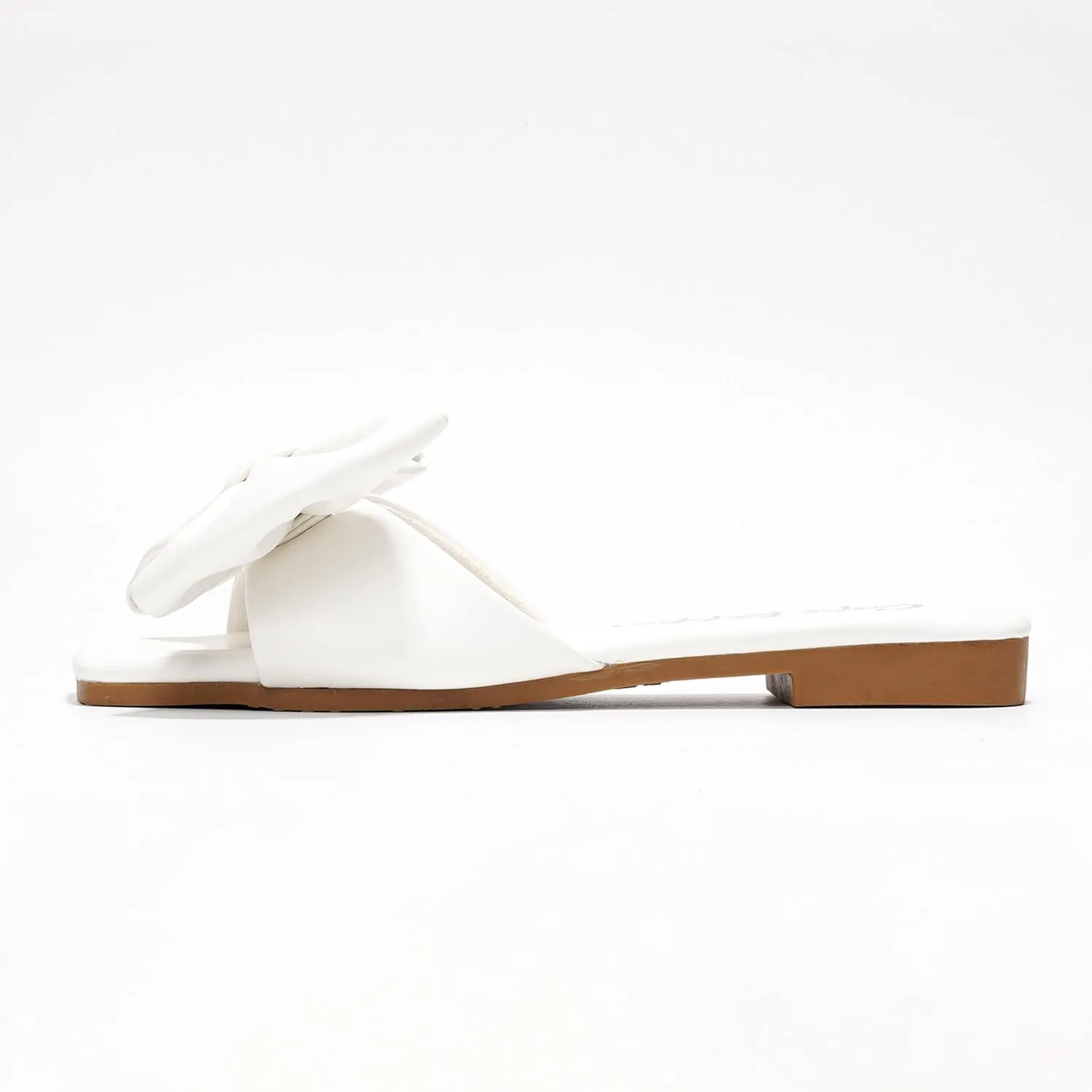 Cape Robbin Juju Sandals Slides for Women, Womens Mules Slip On Shoes with Bow - Sandals Slides for Women, Womens Mules Slip On Shoes with Bow