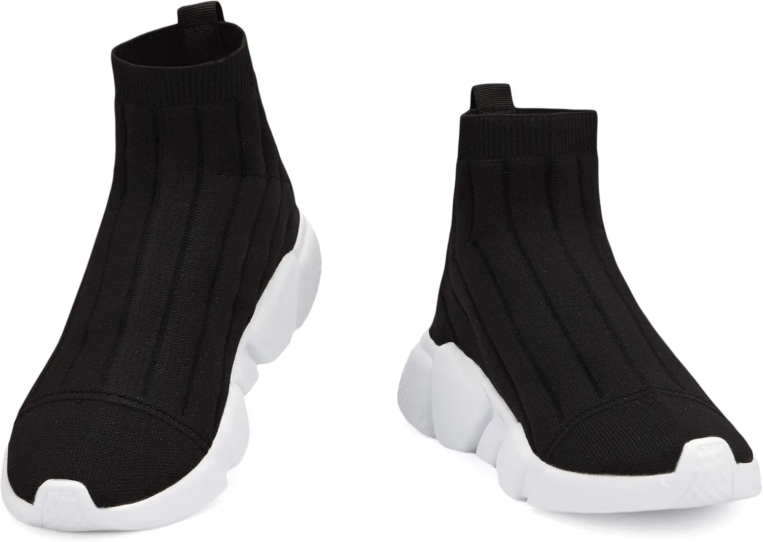 Casbeam Men's Running Knit Comfortable Lightweight Breathable Casual Sports Shoes Fashion Sneakers Slip-On Walking Shoes