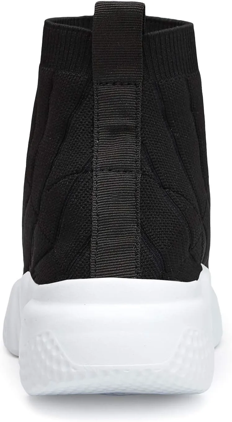 Casbeam Men's Running Knit Comfortable Lightweight Breathable Casual Sports Shoes Fashion Sneakers Slip-On Walking Shoes