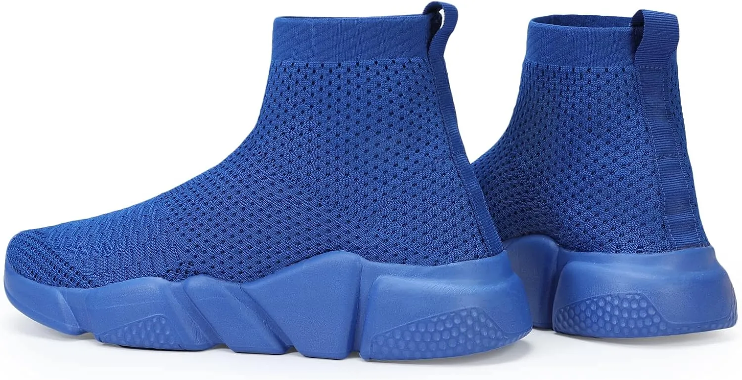 Casbeam Men's Running Knit Comfortable Lightweight Breathable Casual Sports Shoes Fashion Sneakers Slip-On Walking Shoes