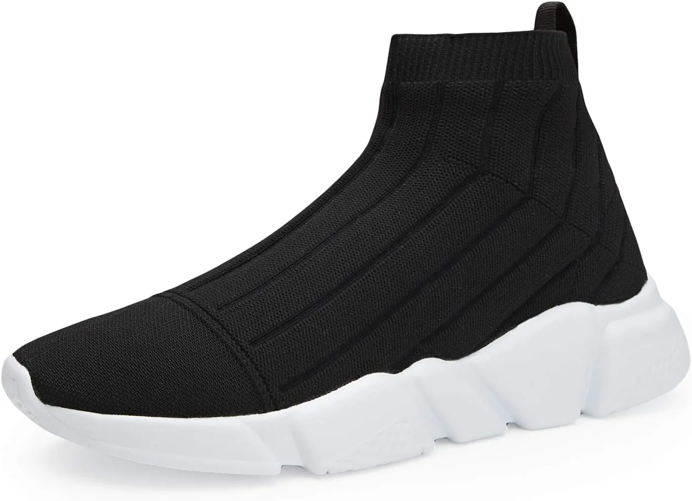 Casbeam Men's Running Knit Comfortable Lightweight Breathable Casual Sports Shoes Fashion Sneakers Slip-On Walking Shoes
