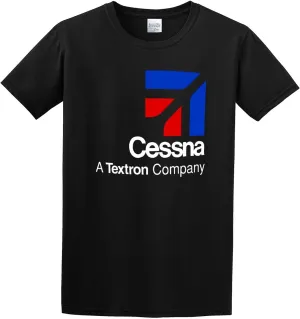 Cessna Aviation Black Unisex T-Shirt Men's Tee Top