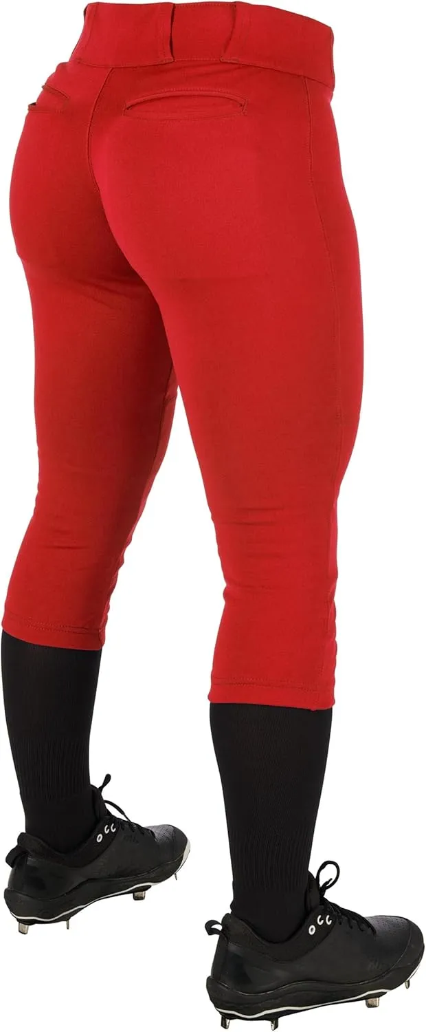 CHAMPRO Girls' Standard Low-Rise Softball Pants
