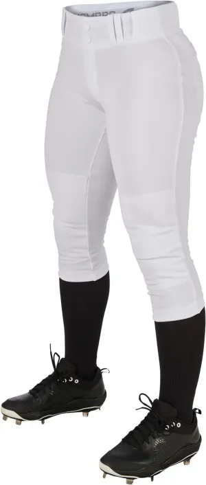 CHAMPRO Girls' Standard Low-Rise Softball Pants