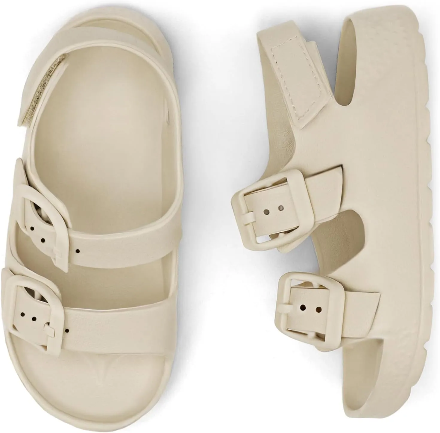 ChayChax Toddler Boys Girls Double Buckle Sandals Children's Adjustable Back Strap Water Sandal