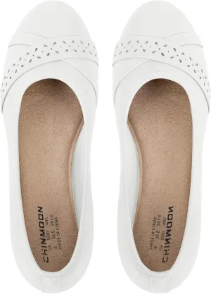 CHIN·MOON Women's Ballet Flats Comfortable Dressy Walking Dress Casual Shoes