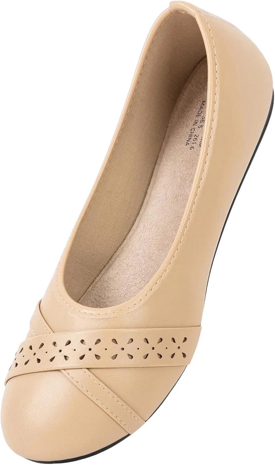 CHIN·MOON Women's Ballet Flats Comfortable Dressy Walking Dress Casual Shoes