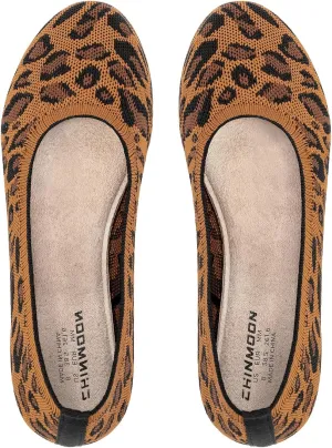 CHIN·MOON Women's Ballet Flats Comfortable Dressy Walking Dress Casual Shoes
