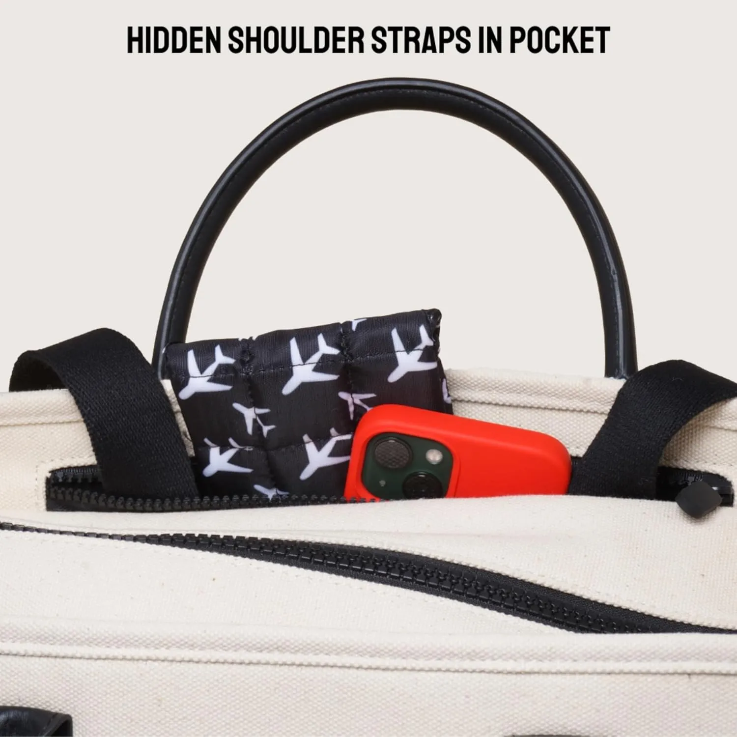 Cincha Canvas Go-Tote Bag, Water-Resistant, Versatile Travel Bag, Lightweight & Compact, As Seen on Oprah's Favorite Things