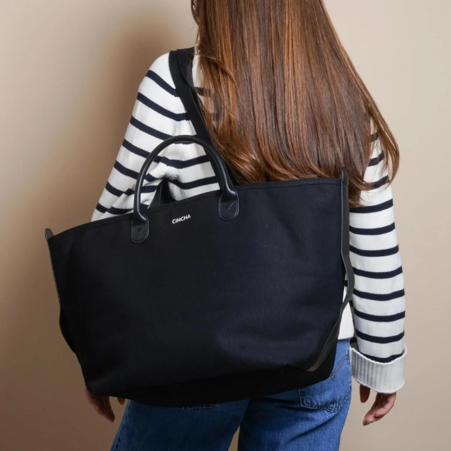 Cincha Canvas Go-Tote Bag, Water-Resistant, Versatile Travel Bag, Lightweight & Compact, As Seen on Oprah's Favorite Things