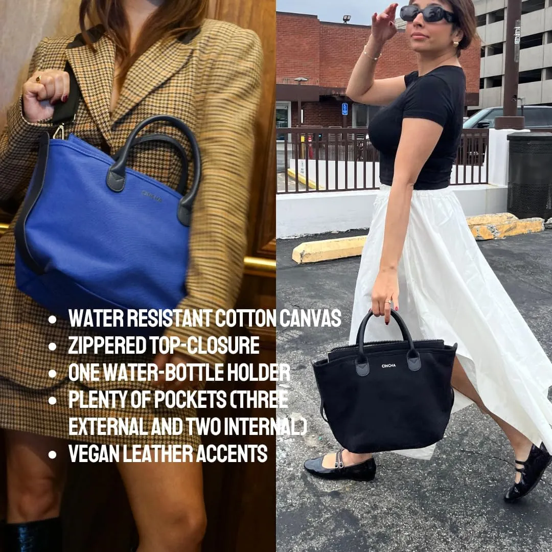 Cincha Canvas Go-Tote Bag, Water-Resistant, Versatile Travel Bag, Lightweight & Compact, As Seen on Oprah's Favorite Things