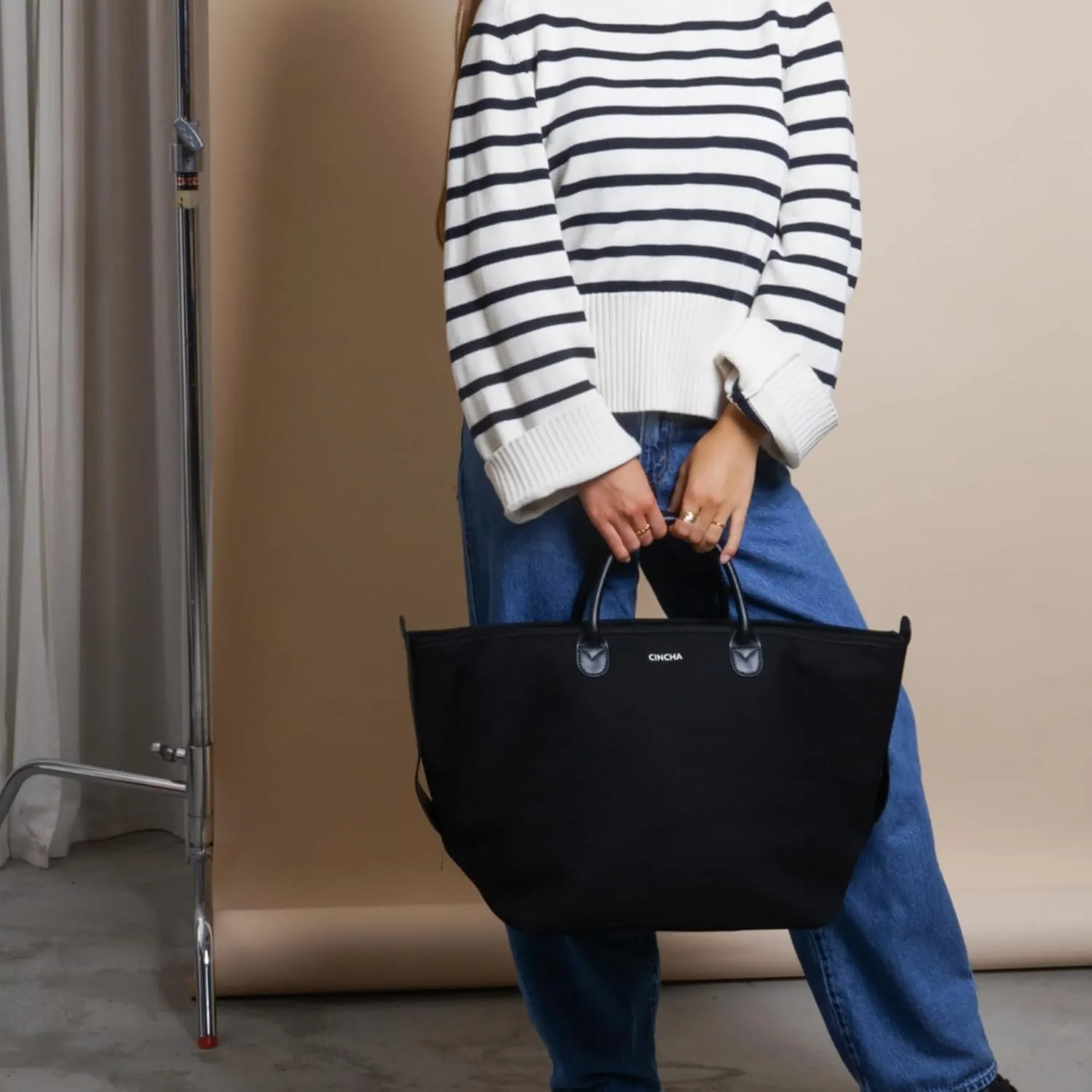 Cincha Canvas Go-Tote Bag, Water-Resistant, Versatile Travel Bag, Lightweight & Compact, As Seen on Oprah's Favorite Things