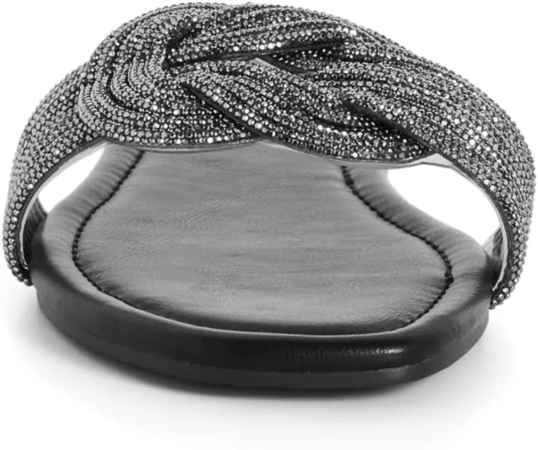 City Chic Women's Sparkle Slide Slipper