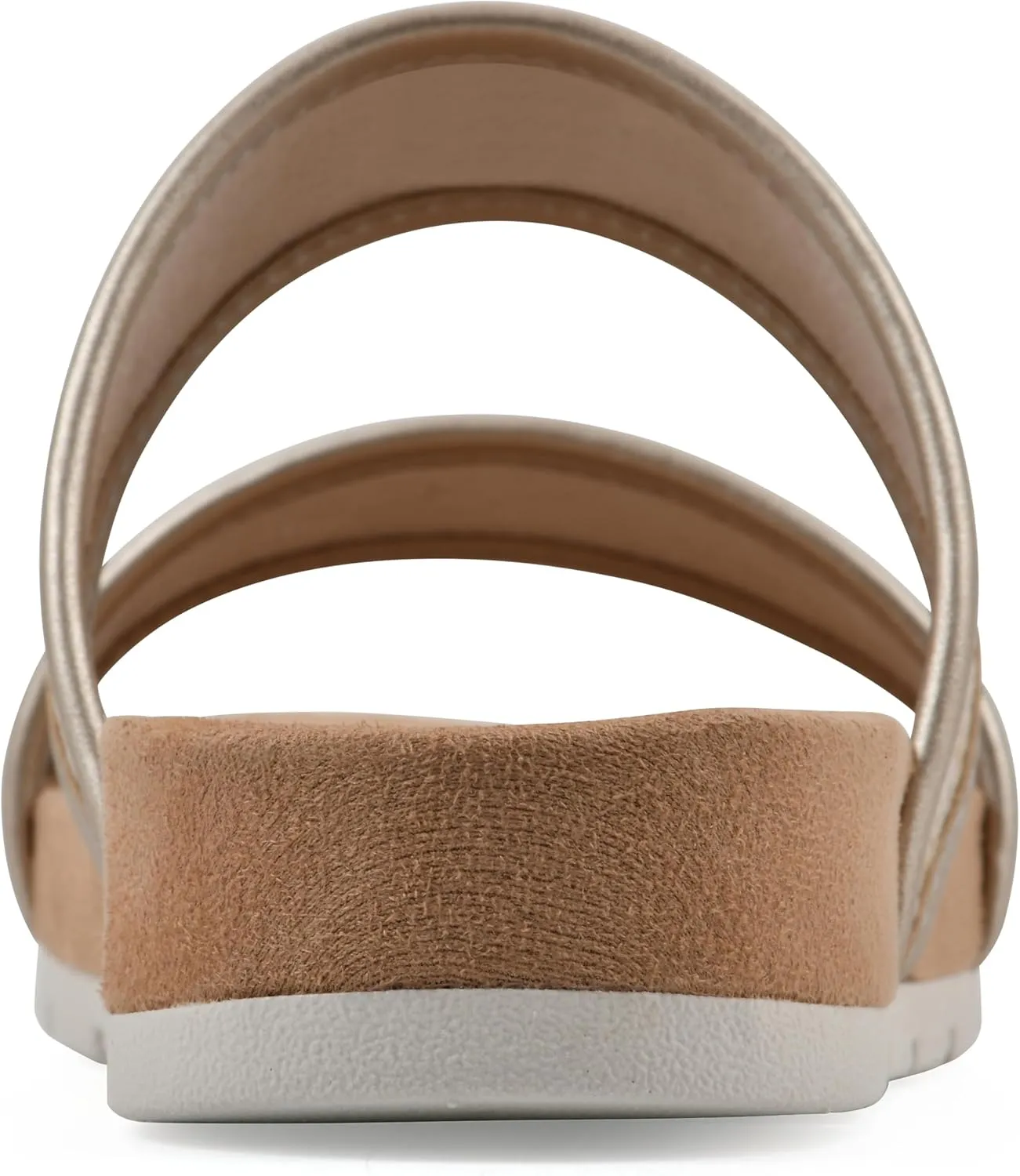 CLIFFS BY WHITE MOUNTAIN Women's Tropical Double Strap Slide Sandal