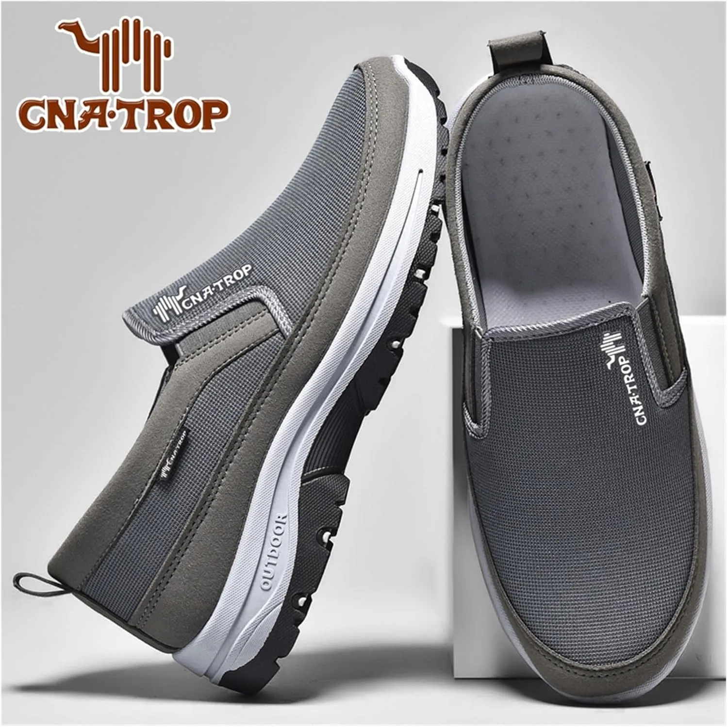 CNA Trop Orthopedic Shoes for Men, Fosterry Mens Slip On Shoes, Zapatos Ortopédicos para Hombre, Sketchers Columbia Shoes Men，Merrell Slip On Shoes for Men, Skechers Slip Ins