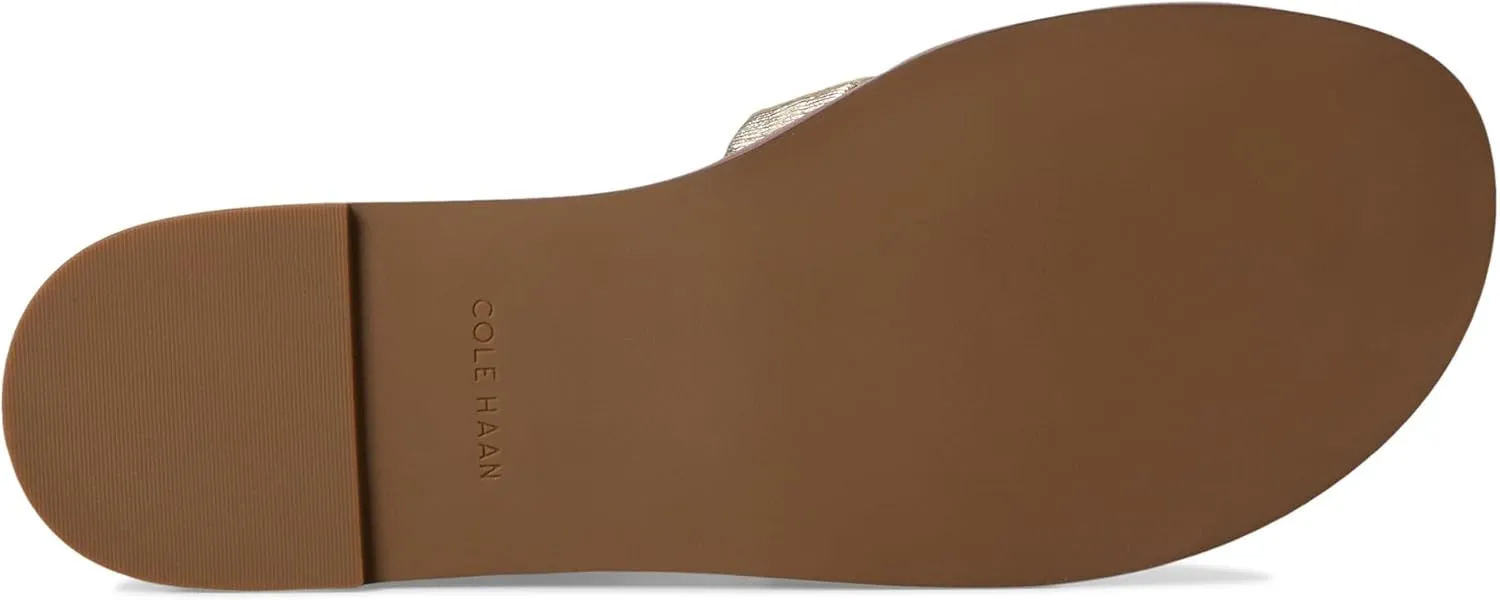 Cole Haan Women's Flynn Slotted Slides Flat Sandal