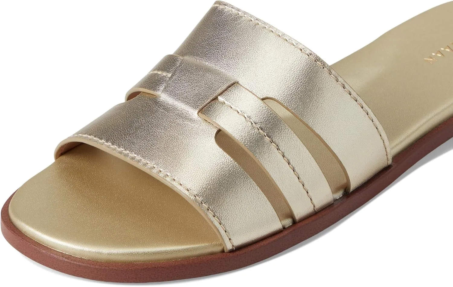 Cole Haan Women's Flynn Slotted Slides Flat Sandal