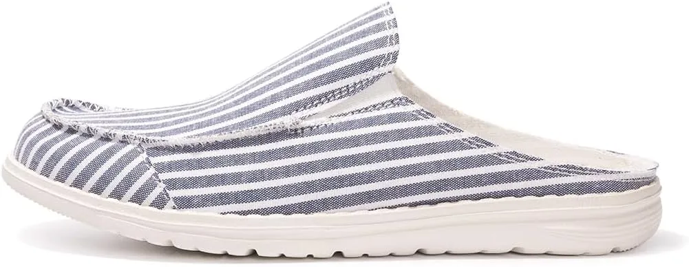 Colgo Womens Mules Shoes, Comfortable Slip on Canvas Shoes for Women