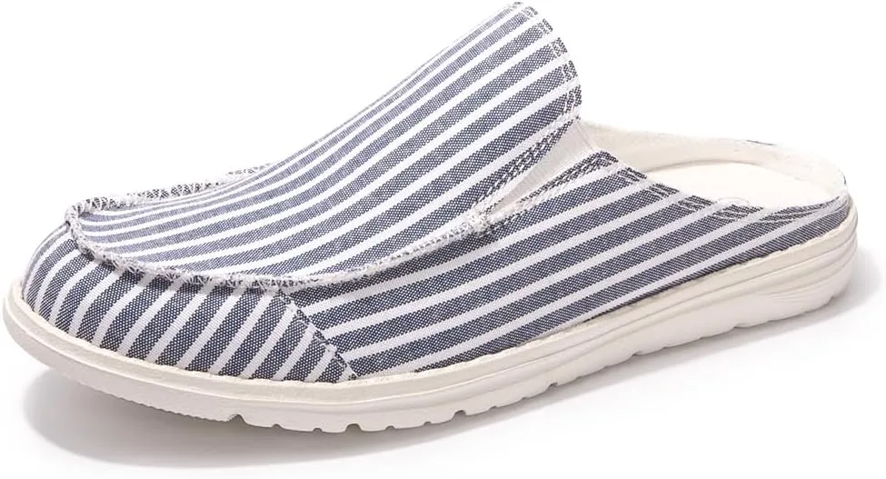 Colgo Womens Mules Shoes, Comfortable Slip on Canvas Shoes for Women