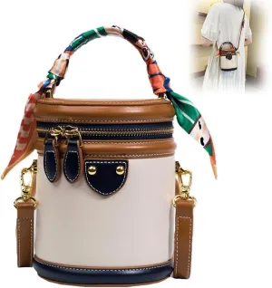 Colorblock Bucket Bag for Women, Fashion Colorblock Bucket Bag Casual, Fashion Versatile Crossbody Bag