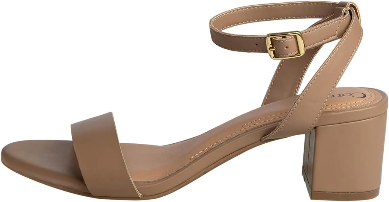 Comfort Plus Women's Walsh Block Heel Dress Sandal