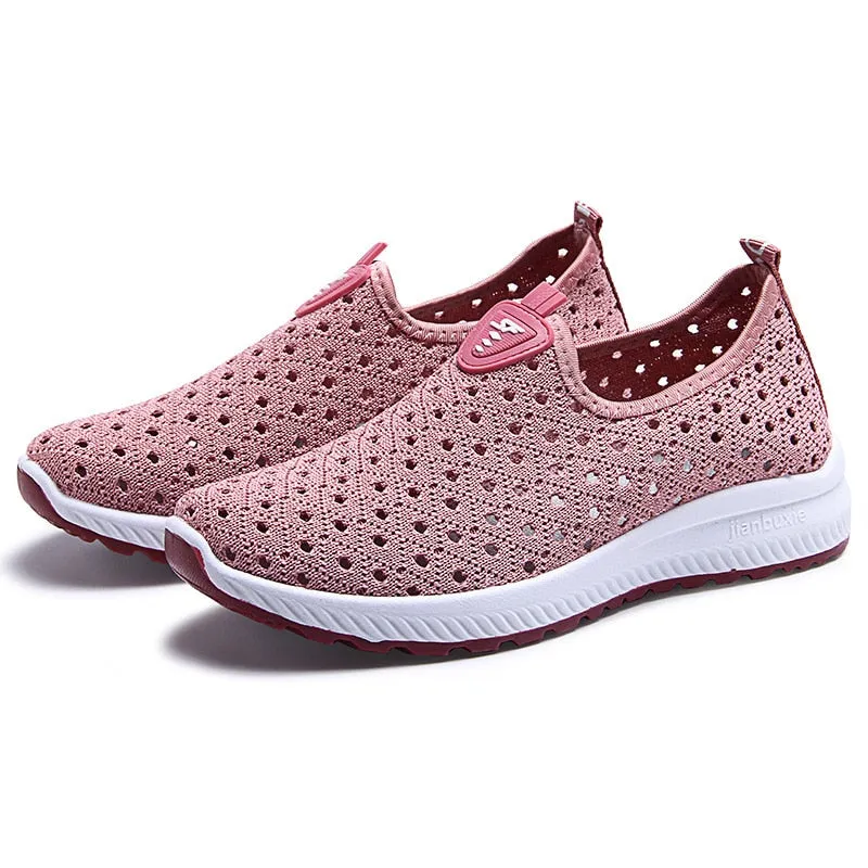 Comfy Breathable Mesh Slip-On Sneakers