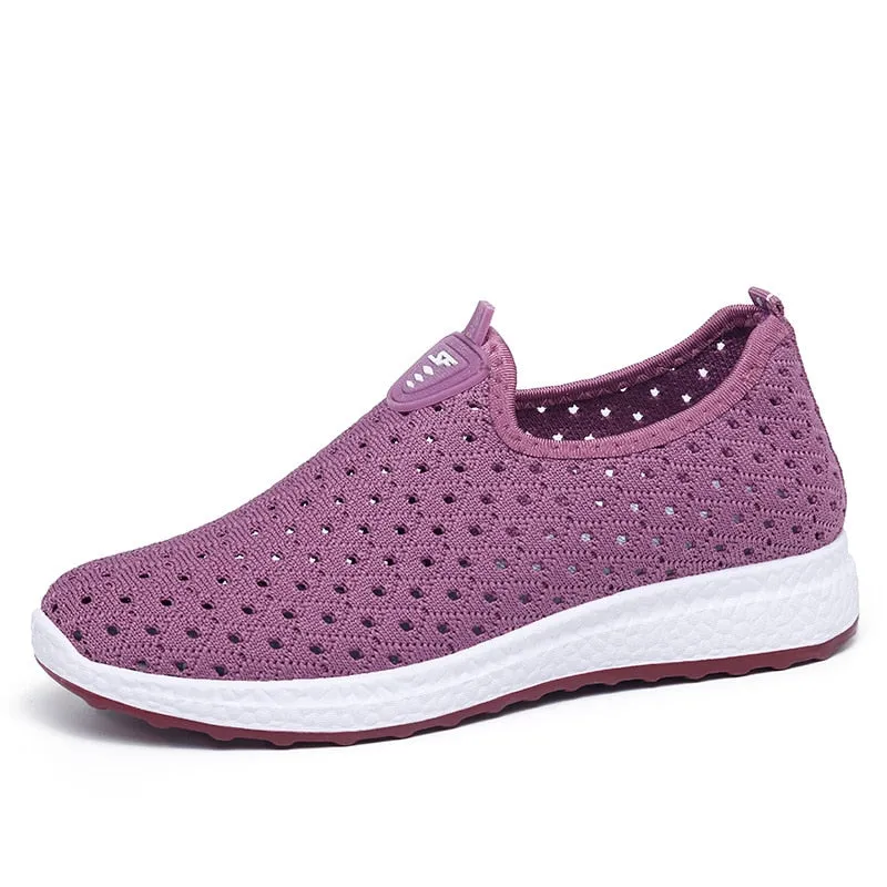 Comfy Breathable Mesh Slip-On Sneakers