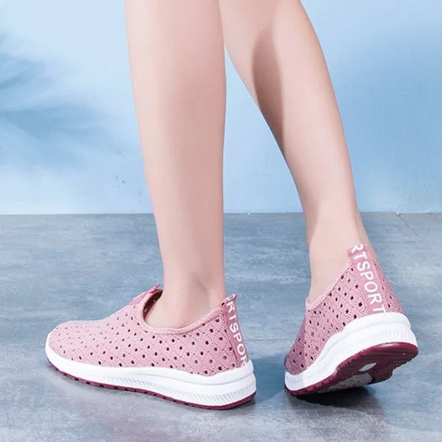 Comfy Breathable Mesh Slip-On Sneakers