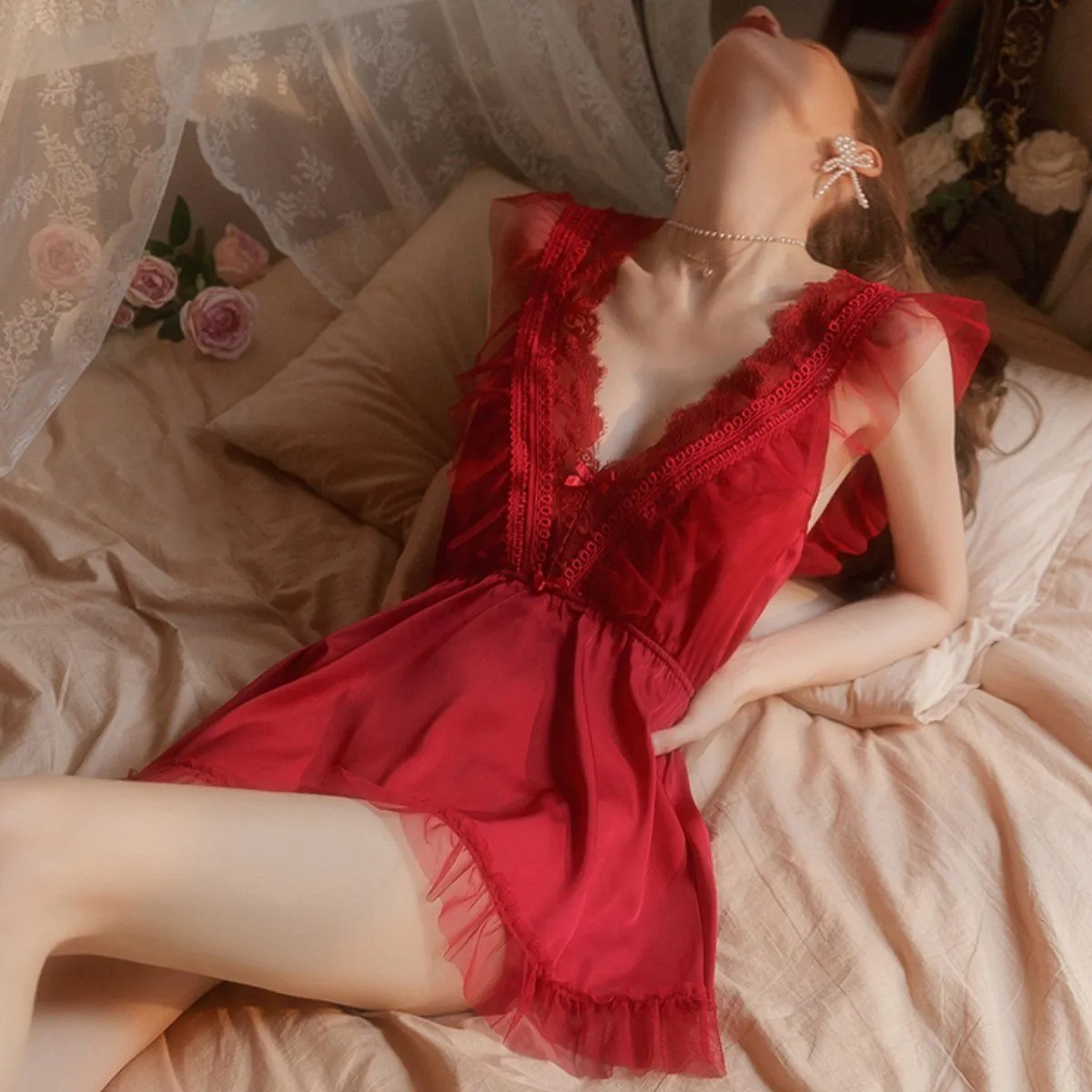 Corrin satin slip