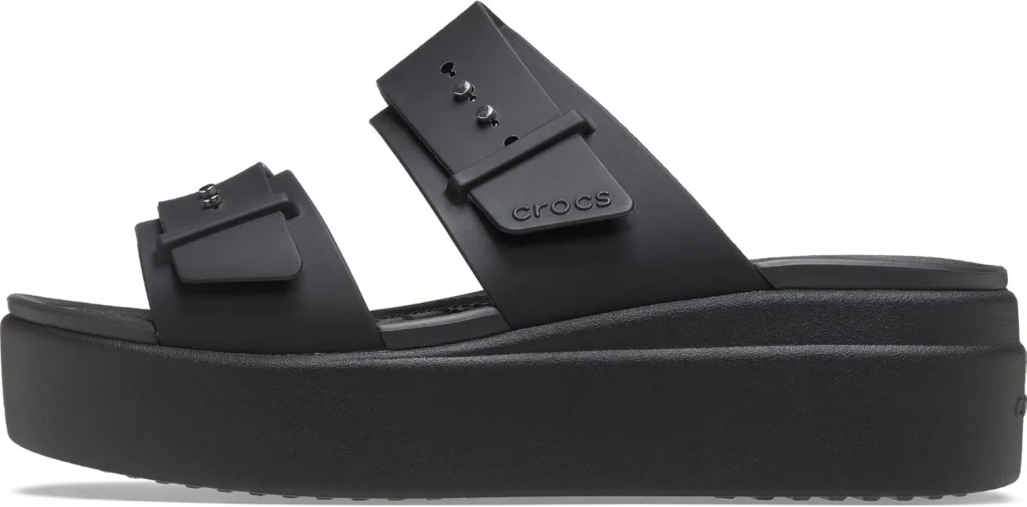 Crocs Brooklyn Buckle Low Wedge