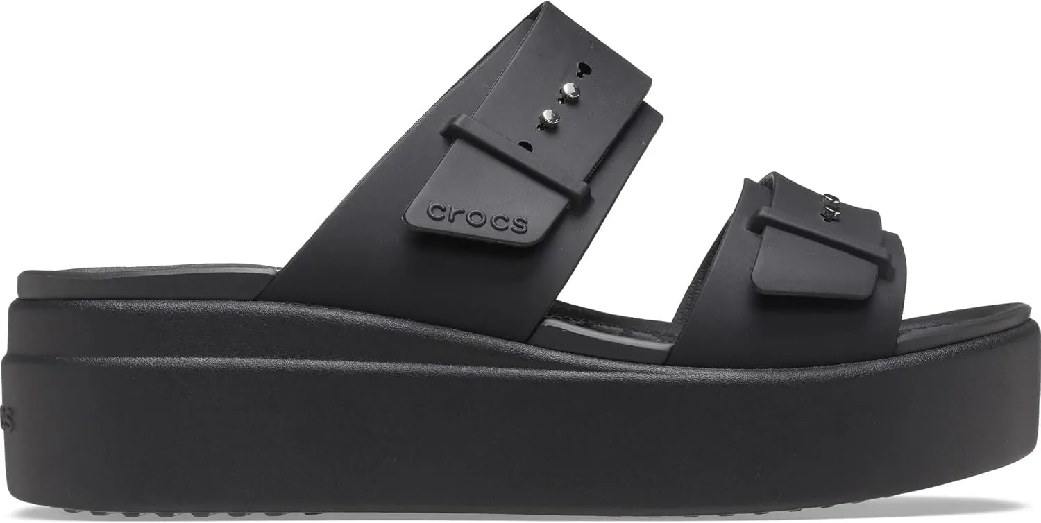 Crocs Brooklyn Buckle Low Wedge