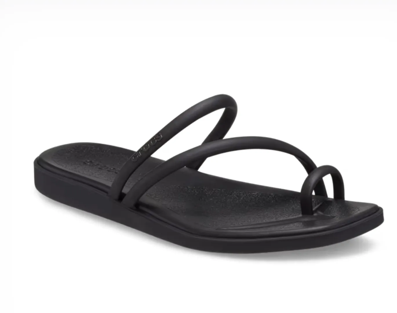 Crocs Women Miami Toe Loop Sandal In Black (Pre-Order)